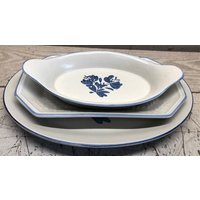 Pfaltzgraff Yorktowne Au Gratin Schale Brot Serviertablett 14" Ovale Platte von PWSenterprises