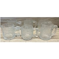 Vintage Mcdonalds The Flinstones Milchglas Tasse 1993 Lot Of 6 von PWSenterprises