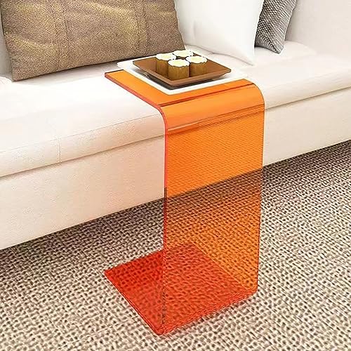 Acryl-Beistelltisch, Couchtisch, Acryl Klar Seite Tisch C Tabelle Sofa Seite Ende Tisch Multicolor Mehrere Größen(A,30x30x55cm/11.8x11.8x21.7in) von PXAMORTEL