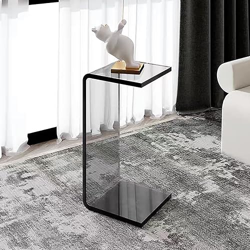 Acryl-Beistelltisch, Couchtisch, Acryl Klar Seite Tisch C Tabelle Sofa Seite Ende Tisch Multicolor Mehrere Größen(B,30x30x65cm/11.8x11.8x25.6in) von PXAMORTEL