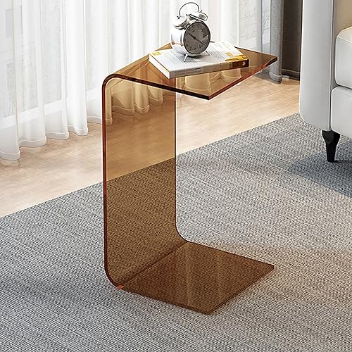 Acryl-Beistelltisch, Couchtisch, Acryl Klar Seite Tisch C Tabelle Sofa Seite Ende Tisch Multicolor Mehrere Größen(C,30x30x65cm/11.8x11.8x25.6in) von PXAMORTEL