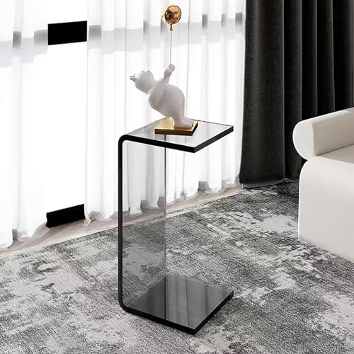 Acryl-Beistelltisch, Couchtisch, Beistelltisch aus Acryl, Mehrfarbig, mehrere Größen(Gris,30x30x55cm) von PXAMORTEL