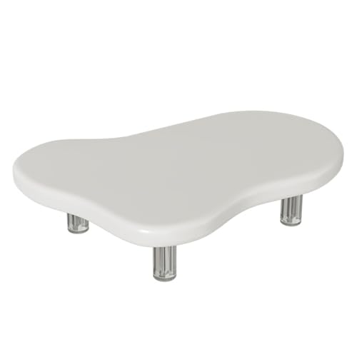 Acryl-Beistelltisch, Couchtisch, Cloud Couchtisch Holz mit 3 Acrylbeinen Mehrere Größen(100cm/39in) von PXAMORTEL