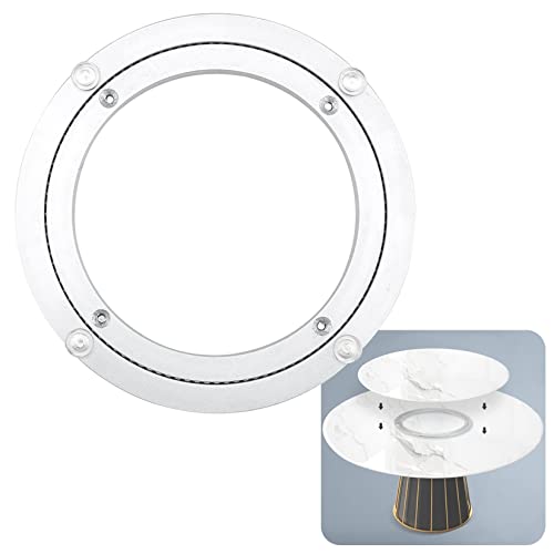 Aluminiumlegierung Lazy Susan Drehbar, 5~40 Zoll rutschfeste, geräuscharme, runde Tisch-Plattenspielerbasis mit Silikonkissen/12 cm(25Cm) von PXAMORTEL