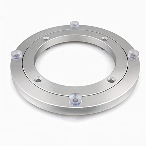 Aluminiumlegierung Lazy Susan Drehbar, Hochleistungs-Drehteller-Basislager aus Aluminiumlegierung, geräuschlos, 25 cm(25Cm) von PXAMORTEL
