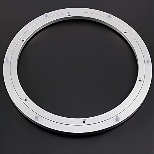 Aluminiumlegierung Lazy Susan Drehbar, Leiser Tisch-Drehteller aus Aluminiumlegierung, Beafor-Esstisch/35 cm(80Cm) von PXAMORTEL