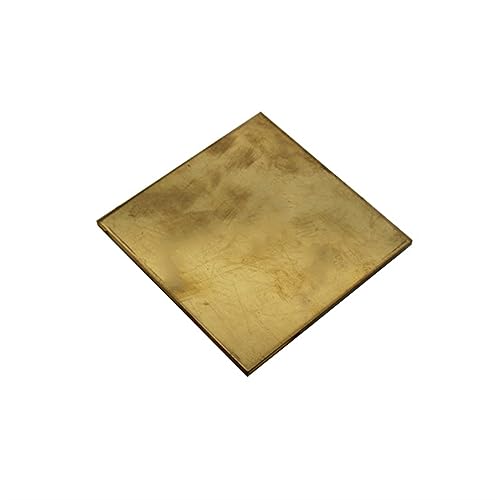 Blech aus Messing, 4 mm Messingblechplatte Messingbleche for Basteln von Blechen(4x50x200mm 1pc) von PXAMORTEL