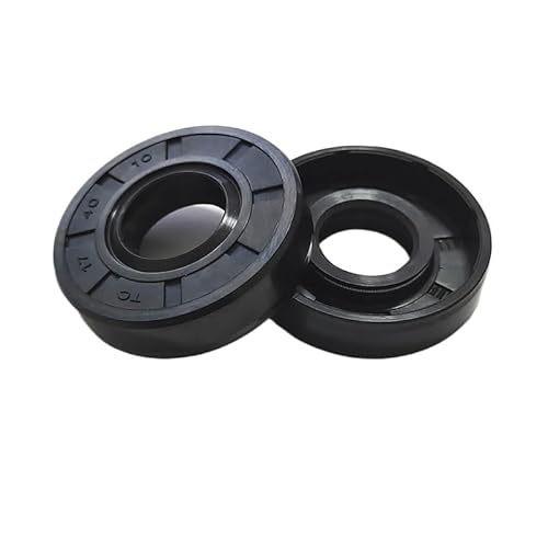 Doppellippen-Öldichtung, TC Doppellippen-Wellenöldichtung mit Feder, 2er-Pack, mehrere Größen(19x33.5x8mm) von PXAMORTEL