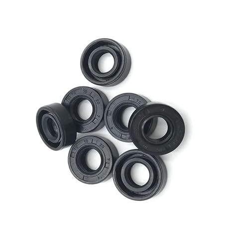 Doppellippen-Öldichtung, Wellendichtring, Nitril beschichtet, Doppellippe, mit Strumpfbandfeder, 2er-Pack, 8 x (12-34) x (2-10) mm(8x22x8mm 2pcs) von PXAMORTEL