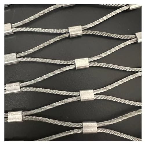 Drahtseil-Kabelgeflecht, Drahtseilnetz aus Edelstahl 304(L2.5xW20m/L8.20xW65.61ft) von PXAMORTEL