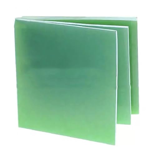Epoxid-Glasfaser-Glasfaserplatte, FR4 Fiberglasplatte G10 Epoxidplatte Hellgrün 100x100mm 0,5-5mm 2er-Pack(2mm) von PXAMORTEL
