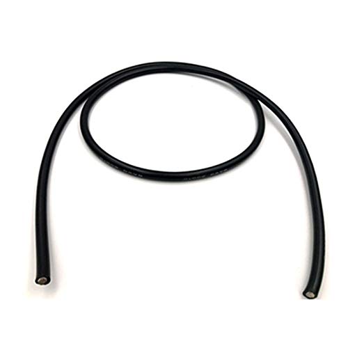 Flexible Silikon elektrische Draht, 200 Grad Silikonkabel Multicolor Verpackung von 11 verschiedenen AWG(Black,26awg 5meters) von PXAMORTEL