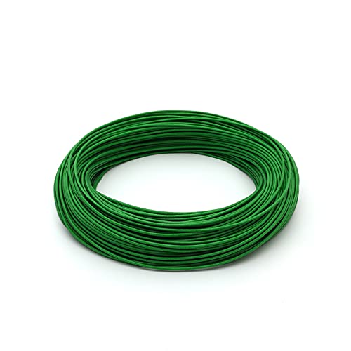 Flexibler Silikon Elektrischer Draht, 2M 300°C Hochtemperatur-Silikondraht Flammschutzmittel isoliert Mehrfarbig MehrfachAWG(Green,0.3mm22AWG) von PXAMORTEL