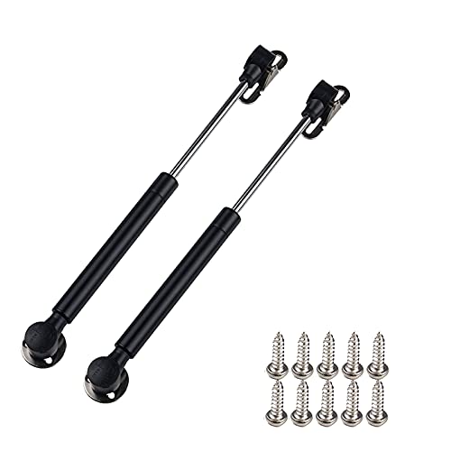 Gasdruckfeder-Dämpfungsvorrichtung, 100N 22,5lb Gasdruckfedern 268mm 10,5in Schwarz 2er-Pack for Schränke Schuhschränke Flip Up(100n-2pcs) von PXAMORTEL
