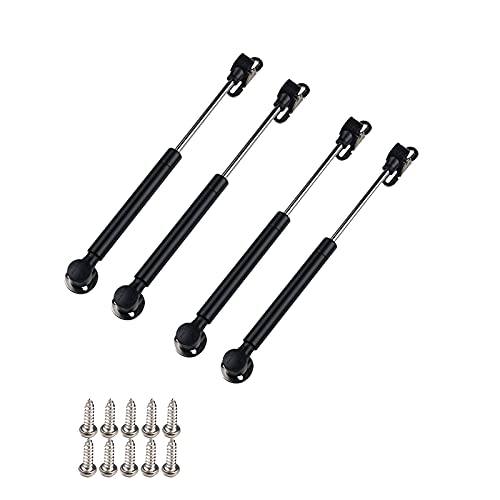 Gasdruckfeder-Dämpfungsvorrichtung, 100N 22,5lb Gasdruckfedern 268mm 10,5in Schwarz 2er-Pack for Schränke Schuhschränke Flip Up(100n-4pcs) von PXAMORTEL