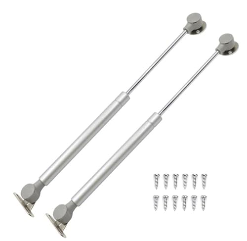 Gasdruckfeder-Dämpfungsvorrichtung, 2er-Pack Gasdruckfeder-Hebestütze, Silber, 20N-150N(80N) von PXAMORTEL