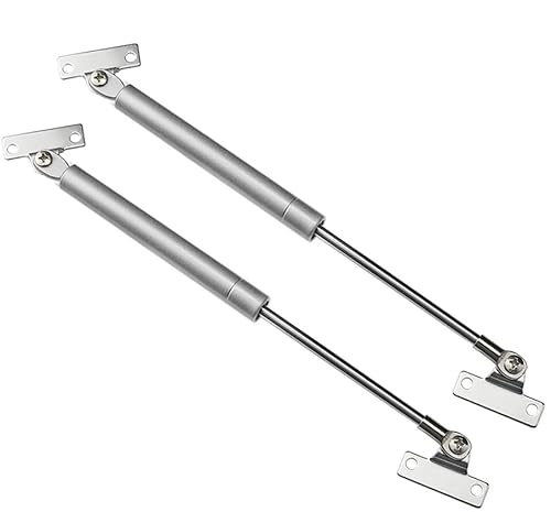 Gasdruckfeder-Dämpfungsvorrichtung, 2er-Pack Gasdruckfeder-Hebestütze Silber 20N-150N for Möbeltüren und -deckel(40N) von PXAMORTEL