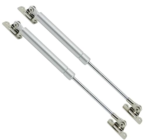 Gasdruckfeder-Dämpfungsvorrichtung, 2er-Pack Gasfederstrebe Hydraulische Stützstange for Schränke Silber 265mm 20N-300N(Copper Core,40N) von PXAMORTEL