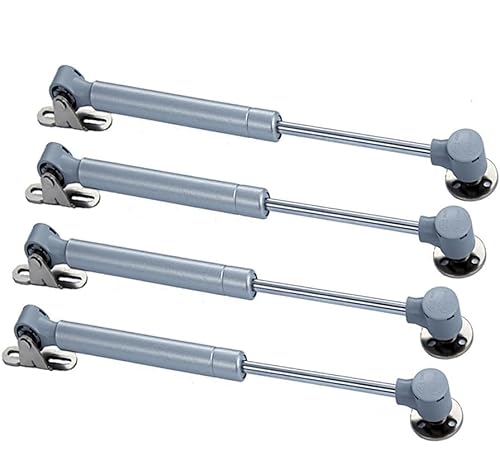 Gasdruckfeder-Dämpfungsvorrichtung, Gasdruckfedern Hydraulische Feder 4er-Pack 20N-150N Mehrfarbig(Silver Copper Core,100N) von PXAMORTEL