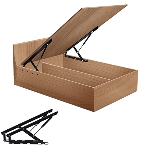 Gasdruckfeder-Dämpfungsvorrichtung, Packung mit 2 schwarzen pneumatischen Lagerbett-Hebemechanismen in mehreren Größen(610mm) von PXAMORTEL