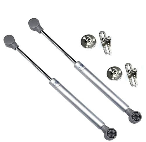 Gasdruckfeder-Dämpfungsvorrichtung, Packung mit 4 100N mehrfarbigen Gasdruckfedern zur Unterstützung des Schrankdeckels(Silver,A 100N) von PXAMORTEL