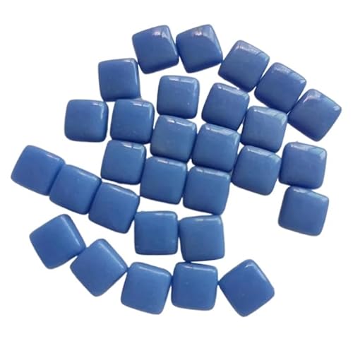 Glas-Spiegel-Mosaikfliesen, Mosaikfliesen, 100 g/3,5 oz, quadratische Mosaikfliesen, DIY-Prozessmaterialien for die Mosaikherstellung, Fliesen, Mosaikfliesen, Kunst und Handwerk(16 Royal Blue) von PXAMORTEL