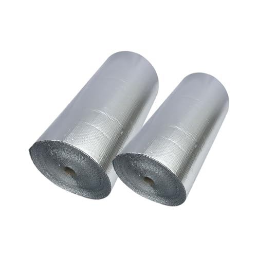 Heizkörper-Reflektorplatten, Doppelschichtige selbstklebende Luftpolsterfolie aus Aluminiumfolie, mehrere Größen(1x7m) von PXAMORTEL