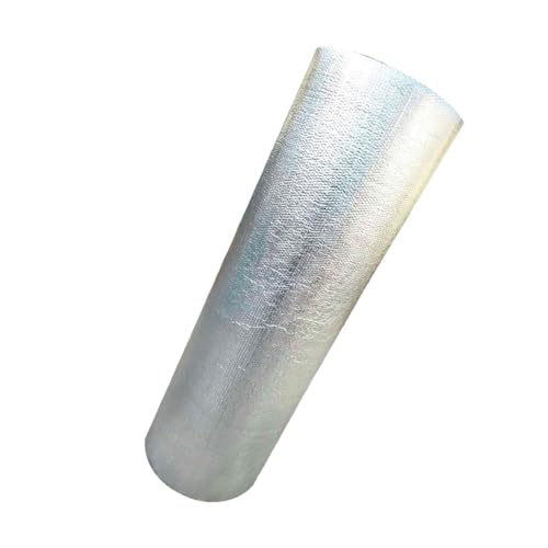 Heizkörper-Reflektorplatten, Doppelseitige reflektierende Isolierung aus Aluminiumfolie mit Luftpolsterfolie for Heizkörper in mehreren Größen(1x10m) von PXAMORTEL