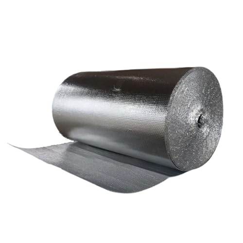 Heizkörper-Reflektorplatten, Doppelte Aluminium-Luftpolsterfolienrolle mit Selbstkleber for Heizkörperreflektor, mehrere Größen(1x5m) von PXAMORTEL