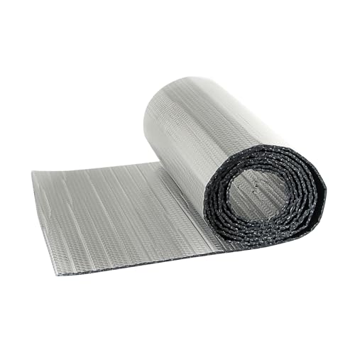 Heizkörper-Reflektorplatten, Heizkörperisolierung Aluminium-Luftpolsterfolie Rolle Selbstklebend 1m x (1-10)m(1x7m) von PXAMORTEL