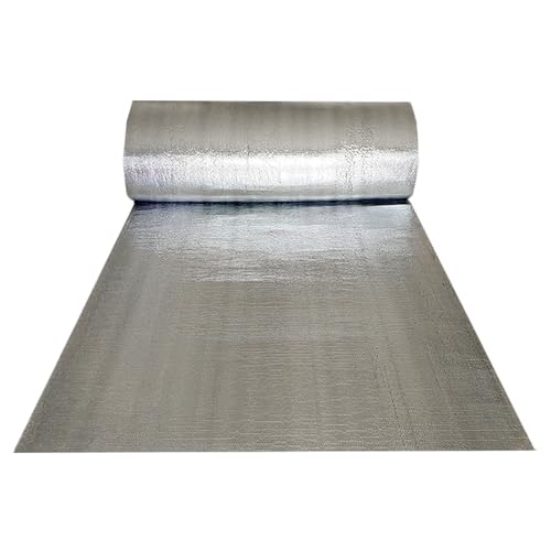 Heizkörper-Reflektorplatten, Isolierfolie Luftpolsterfolie Doppelte Aluminium-reflektierende Wärmeblase Heizung Isolierung Mehrere Größen(1x3m) von PXAMORTEL