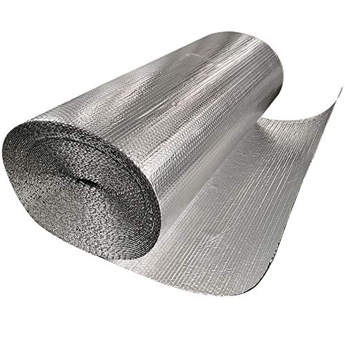 Heizkörper-Reflektorplatten, Reflektierender Aluminium-Luftpolster-Isolierfilm for Dachboden-Wand-Garage-Fenster, mehrere Größen(1x10m) von PXAMORTEL