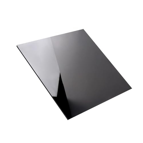 Kristallklares Acryl-Kunststoffblech, Acrylplatte Schwarz 300 x 300 mm Mehrere Stärken 2–8 mm(Thickness: 3.0Mm) von PXAMORTEL
