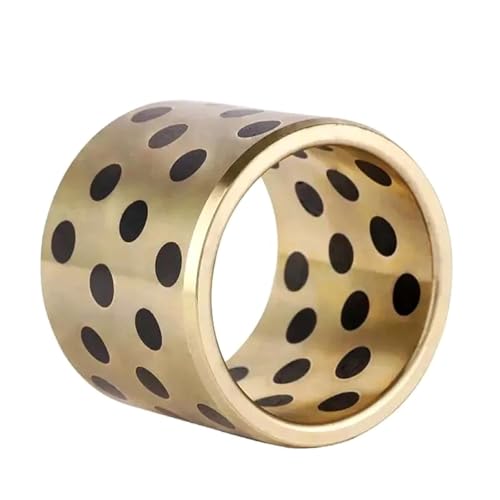 Messing-Gleitlager, Messing 2 Stücke Innendurchmesser 16mm JDB Typ Oilless Imprägniert Selbst Schmiermittel Eingebettet Bush(16x24x45mm) von PXAMORTEL