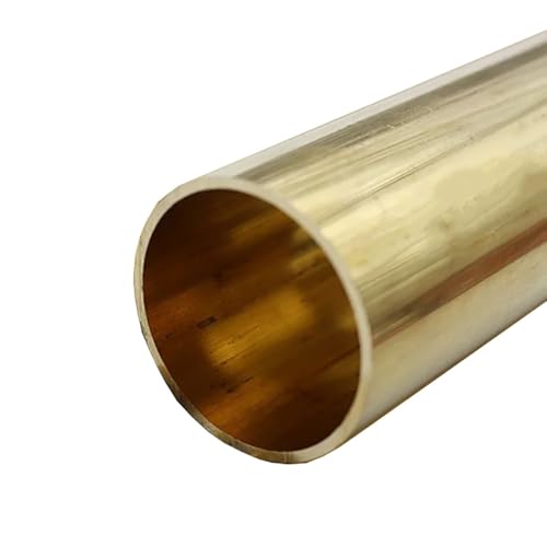 Nahtloses Rundrohr aus Messing, Gerades Messingrohr for Handwerk in mehreren Größen(24x1x250mm) von PXAMORTEL