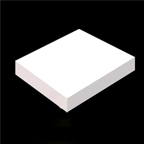 PTFE-Kunststoffplatte, Teflonplatte, PTFE-Platten-Blattplattenblock zur Bearbeitung von Modellverarbeitungsmaterial in mehreren Größen(100x200x0.5mm) von PXAMORTEL