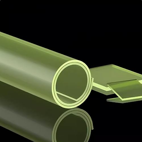PU-Platte Polyurethanplatte, 75A Polyurethan Elastische Gummiplatte PU Dämpfung Kissen Platte Öl Abrieb Widerstand 1-20mm Dicke 500x500mm Quadratische Shock Pad(500 * 500 * 5mm) von PXAMORTEL