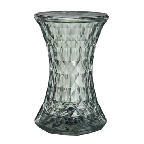 PXAMORTEL Acryl-Beistelltisch, Couchtisch, Acryl-Beistelltisch mit Abnehmbarer Tischplatte for den Innen- und Außenbereich, Mehrfarbig(Grey) von PXAMORTEL