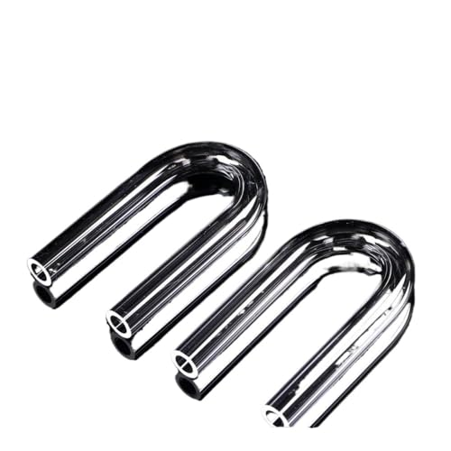 PXAMORTEL Acryl-Winkelstück-Transparent-Rohrverbindungsstück 2 stücke U Rohr Acryl Rohr for Ausstellung Stände Fisch Aquarium Transparent Tank U Form Luft Rohr(32mm) von PXAMORTEL