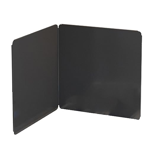 PXAMORTEL Fett-Spritzschutz für Herd, Herd-Spritzschutz mit Faltfunktion Carbonstahl Schwarz Mehrere Größen(2 Sides 30x40cm) von PXAMORTEL