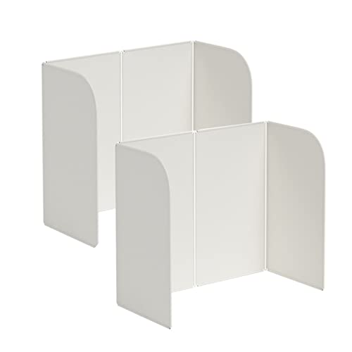 PXAMORTEL Fett-Spritzschutz für Herd, Spritzschutz for Herd, Karbonstahl, weiß, 36 x 32 x 17,5 cm, faltbar, 1er-Pack oder 2er-Pack(2 Pieces) von PXAMORTEL
