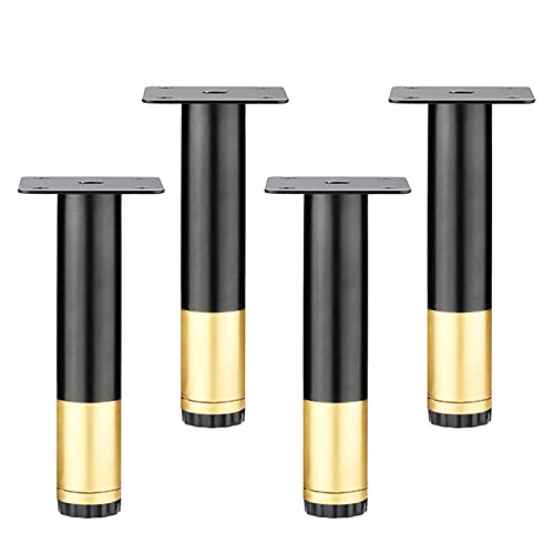 PXAMORTEL Metall-Möbelfüße, Ersatzfüße for Möbel, verstellbare Möbelbeine, Möbelstützfüße, Schrankfüße, Sofa-Ersatzteile for Möbel, 4 Stück(18cm/7.1in) von PXAMORTEL