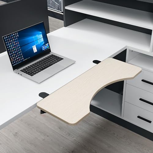 PXAMORTEL Schreibtisch-Verlängerungsablage, Schreibtisch-Erweiterungstablett, Mehrfarbig, mehrere Größen(Oak,75 * 24cm) von PXAMORTEL