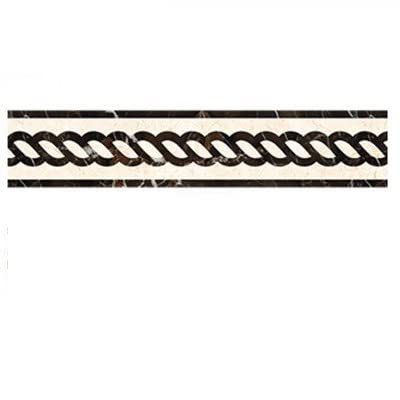 PXAMORTEL Tapetenbordüre Selbstklebend, 5M/Rolle Geometrische Boden Keramik Fliesen Aufkleber Selbst-Adhesive Taille Linie Tapete(Bd002) von PXAMORTEL