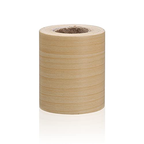 PXAMORTEL Tapetenbordüre Selbstklebend, Holz Fußleiste Tapete Wand Bordüre Ecke Aufkleber(Beige,5.7cm x 4.75m) von PXAMORTEL