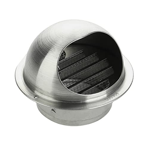 Runde Lüftungsöffnung Bull Nose Vent, Rundes Lüftungsgitter aus Edelstahl, mehrere Größen (50–400 mm)(250mm/9.84in) von PXAMORTEL