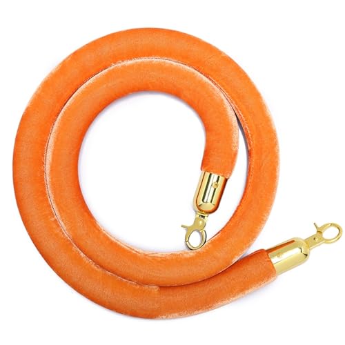 Samt-Absperrseil, Hängeseile Absperrseil(Orange,1.5M/5Ft) von PXAMORTEL