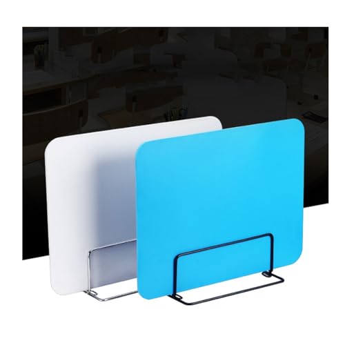 Schreibtisch-Trennwand, Schreibtischteiler, 2er-Pack, schalldämmende Sichtschutzplatten aus PVC, mehrfarbig, mehrere Größen(Wit,40X45cm) von PXAMORTEL