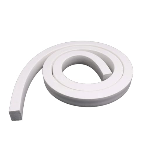 Selbstklebendes Schaumstoffband, Dichtungsstreifen aus Silikonschaum, selbstklebend, hochtemperaturbeständig, mehrere Größen, 5 m(6x6mm) von PXAMORTEL