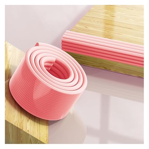 Selbstklebendes Schaumstoffband, Schaumstoff-Isolierband, selbstklebend, for Möbel, Stoßstangen, Eckenschutz, Kantenschutz, 4 Stück, mehrfarbig, 2 m, 5 m, 10 m(Roze,5m) von PXAMORTEL